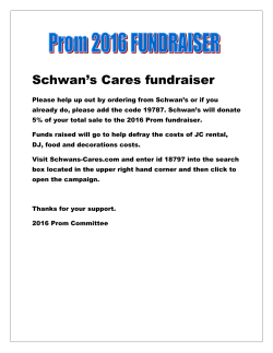 Schwan`s Cares fundraiser