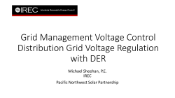 Grid Management Voltage Control Distribution Grid Voltage