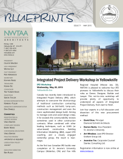 No.71 - May 2015 - Northwest Territories Association of Architects