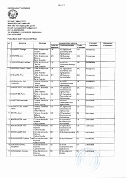 Page 1 of 3 REPUBULIKA Y`U RWANDA INTARA Y