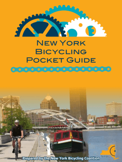New York Bicycling Pocket Guide
