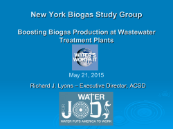 Rich Lyons - NY Biogas Study Group