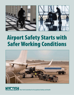 Airport Safety Starts with Safer Working Conditions