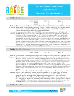 Community Education Council 24