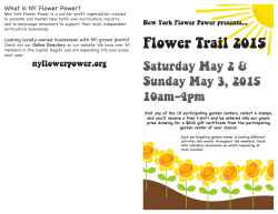 You can a copy of the NYFP Flower Trail Brochure here.