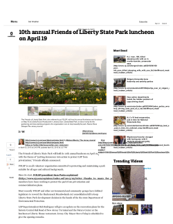10th Annual Friends of Liberty State Park