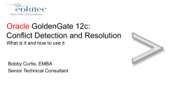 Oracle GoldenGate 12c - New York Oracle User Group