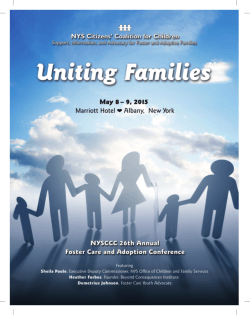 2015 Conference Brochure - New York State Citizens` Coalition for