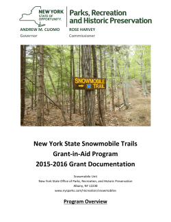 2015-2016 Snowmobile Grant Documentation