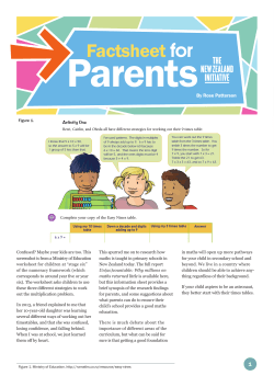 parent fact sheet - The New Zealand Initiative