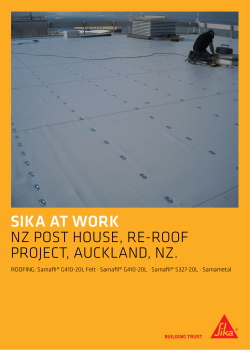 Roofing - Sika (NZ)