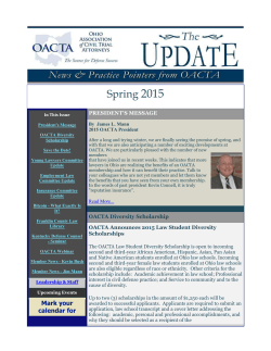 The Update - Spring 2015