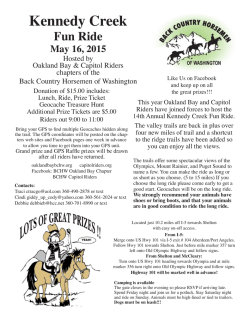 Kennedy Creek - Oakland Bay BCHW