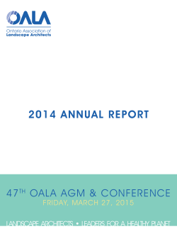 Annual Report 2014_FINAL.indd - The Ontario Association of