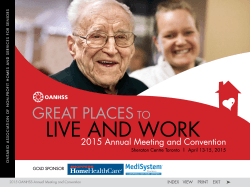 2015 OANHSS Annual Meeting and Convention