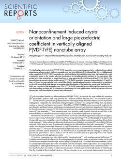 Nanoconfinement induced crystal orientation and large