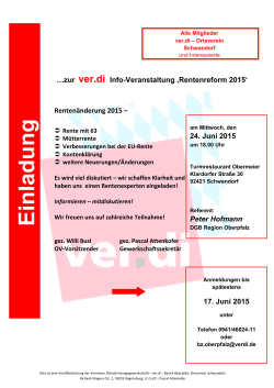 PDF (693 kB ) - Ver.di Oberpfalz