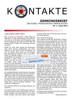 downloaden - Evangelische Pfarrgemeinde AB Obersch&Atilde;&frac14;tzen