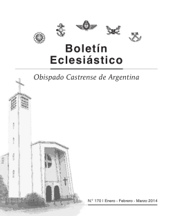 boletin 170 - Obispado Castrense de Argentina