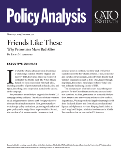 Friends Like These: Why Petrostates Make Bad Allies