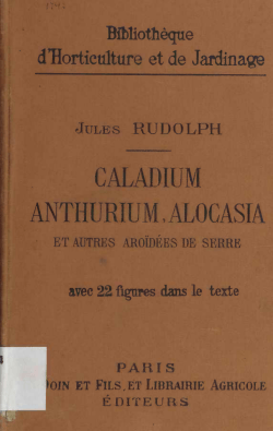i CALADIUM ANTHURIUM,ALOCASIA - Biblioteca Digital de Obras