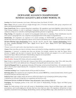 OCB/NANBF Alliance Championships