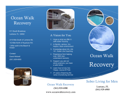 to Our Brochure - Ocean Walk Recovery Sober Living