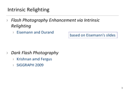 Flash Photography Enhancement via Intrinsic Relighting