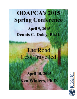 2015 Spring Conference Program Click Here