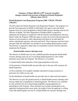 Summary of House Bill 463-ENACTED