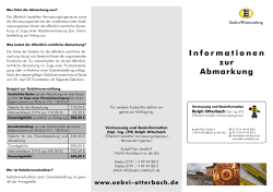 Flyer zur Ã¶ffentlich-rechtlichen Abmarkung