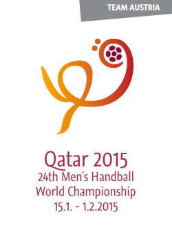 Qatar 2015 - Ãsterreichischer Handballbund