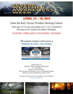 Enter the Kid`s Severe Weather Drawing Contest