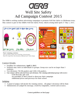 2015 Ad Campaign Contest Form.indd