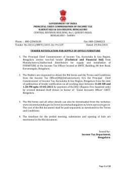 government of india principal chief commissioner of income tax