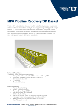 MP6 Pipeline Recovery/GP Basket