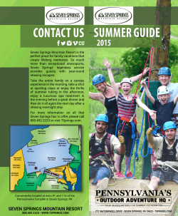 SUMMER GUIDE CONTACT US