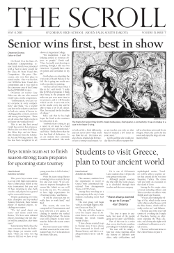 Senior wins first, best in show - O`Gorman High School