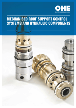 MECHANISED ROOF SUPPORT CONTROL SYSTEMS AND