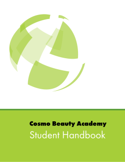 Cosmo Beauty Academy Student Handbook