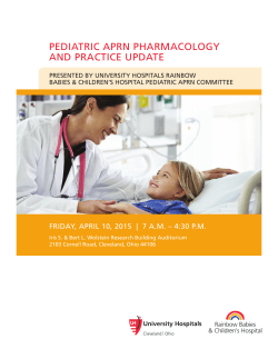 pediatric aprn pharmacology and practice update