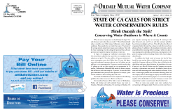 April 2015 Newsletter - Oildale Mutual Water Company