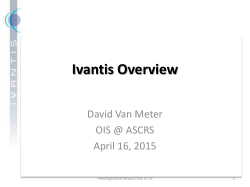 Ivantis â Dave Van Meter, President & CEO