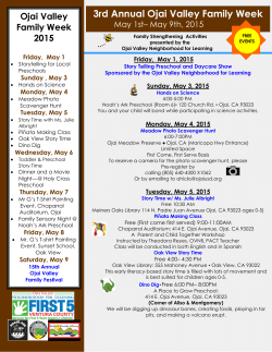 Ojai Valley Family Week2015 - Ojai Valley Neighborhood for Learning