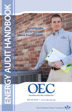 Energy Audit Handbook - Oklahoma Electric Cooperative
