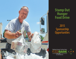 our sponsorship packet - Community Food Bank of Eastern Oklahoma