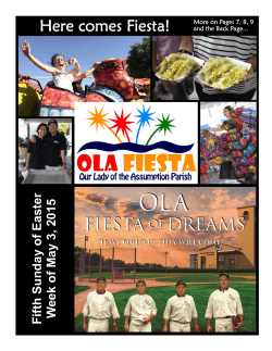 Here comes Fiesta! - Our Lady of the Assumption Catholic Church