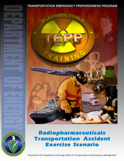 RadioPharm Exercise - Transportation Emergency Preparedness