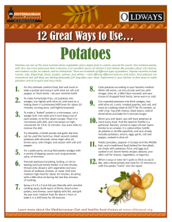 12 Great Ways to Use Potatoes