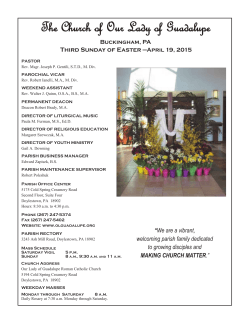 April 19-2015 - Our Lady of Guadalupe Church